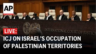 ICJ Day 4 LIVE Top UN court hearing on Israel’s occupation of Palestinian territories [upl. by Eitsym]