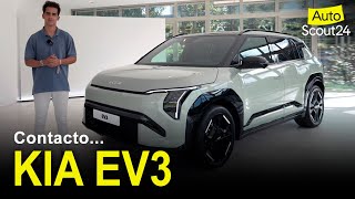 Nuevo KIA EV3 2024 🚗 El SUV eléctrico pequeño de KIA [upl. by Aehsila435]