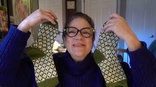 The Knittynina Diaries  Ep 22 Faire Isle Socks Fishermans Rib Pullover and a Hand Quilted quilt [upl. by O'Brien]