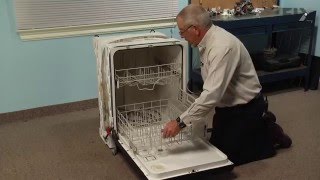 KitchenAid Dishwasher Repair – How to replace the Sump Pump Check Valve [upl. by Nerac]