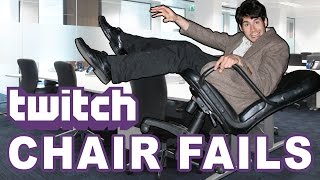 Top 10 Twitch Chair BreakingFalling Fails 1 [upl. by Matless]