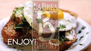 Breakfast Ideas Egg Sandwich Recipe with Spinach amp Goat Cheese  La Brea Bakery [upl. by Misha]