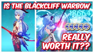 Is the Blackcliff Warbow GOOD Best F2P Weapon for Ganyu Build amp Guide  Genshin Impact [upl. by Charlene41]