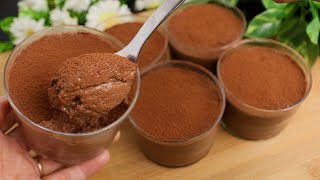 3 ingredients dessert Recipe no oven no eggs no gelatin no cornstarch melts in mouth tasty [upl. by Pogue]