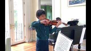 Accolay Concerto no 1 in A minor Eric Chang age 10 [upl. by Gytle]