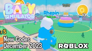 Roblox Baby Simulator New Code December 2023 [upl. by Wymore444]