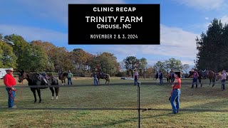 Trinity Farm  HorsemanshipObstacles Clinic  Crouse North Carolina [upl. by Khoury]