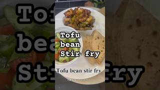 Tofu stir fry lunchtime tofu 5minutesrecipe quickrecipe balanceddiet healthyfood dietitian [upl. by Airrat]