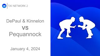 TJK NETWORK 2 PRESENTS Wrestling  DePaul amp Kinnelon VS Pequannock Official Dual Matchup Broadcast [upl. by Eibrik]