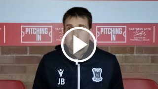 Jimmy Balls PostMatch Interview  Chesham United 02 AFC Totton  SLPDS32  Sat16Mar2024 [upl. by Notsur]