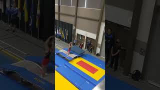 Nationals 2022 Im trying get back to this guy 👀 flip gymnast trampoline shorts [upl. by Ahtaela]