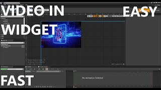 Tutorial  Play Videos INSIDE A Widget In Unreal Engine 428 [upl. by Liborio883]