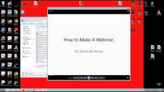 How to Make a Webinar in Powerpoint [upl. by Kathlin]