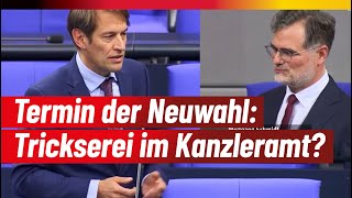 Termin der Neuwahl Trickserei im Kanzleramt  Dr Götz Frömming [upl. by Notnel923]