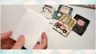 DIY Index Card Booklet Easy HowTo Tutorial [upl. by Ahsaek]