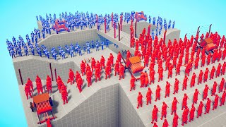 MEDIEVAL KING ARMY Vs DYNASTY ARMY TEAM RAID Totally Accurate Battle Simulator  TABS [upl. by Gnal779]