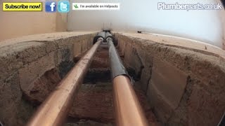 HOW TO CHASE PIPES INTO A WALL  Plumbing Tips [upl. by Dinah]