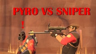 TF2 bot battle 20  Pyro VS Sniper [upl. by Mcgill]