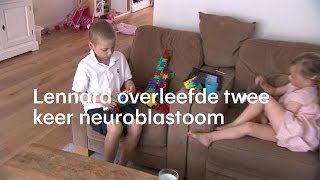 Lennard 7 overleefde twee keer neuroblastoom [upl. by Aihsa]