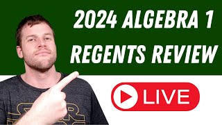 2024 Algebra 1 Regents Review [upl. by Kcirdec]