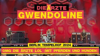 Die Ärzte  Gwendoline 23082024 Berlin Tempelhof [upl. by Nicolas]