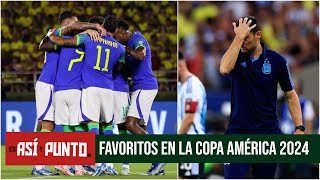 BRASIL FAVORITO en la COPA AMÉRICA ARGENTINA y SCALONI deben decidir su futuro  Es Así y Punto [upl. by Anatnahs]