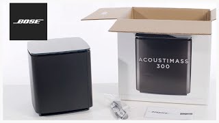 Bose Acoustimass 300 – Unboxing and Setup [upl. by Piotr]