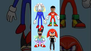 SHIN Sonic Tapes x Sonic x Knuckles x Which one is correct shinsonic sonic sonictapes [upl. by Nuahc]