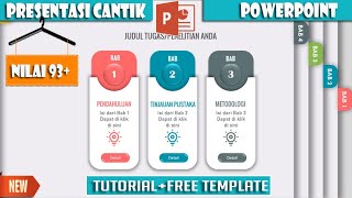 Membuat presentasi yang menarik di powerpoint untuk tugas ujian proposal skripsithesis disertasi [upl. by Heger]