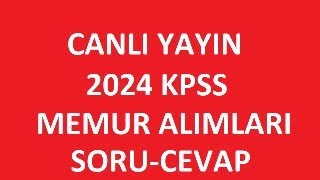 2024 KPSS MEMUR ALIMLARI  LİSANS KPSS  ÖNLİSANS KPSS  KAÇ PUAN İLE MEMUR OLUNUR ATAMA PUANLARI [upl. by Leahcim]