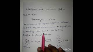 Sandmeyer Reaction studyfacts4693 [upl. by Olvan]