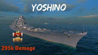 World Of Warships  Yoshino 295k DAMAGE [upl. by Ytram792]