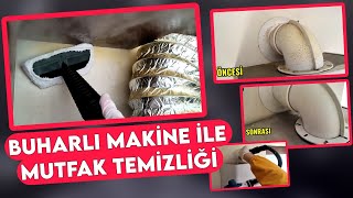 Bayram Temizliği  Buhar Makinesi ile Temizlik  Davlumbaz Ocak Temizliği [upl. by Cacilia]