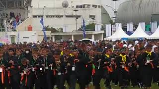 LIVE  Penampilan Pencak Silat Kolosal di Festival Bandung Ulin 2022 [upl. by Ahsinnod]