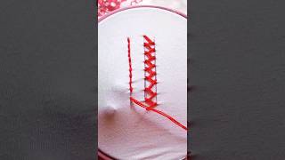 Back Stitch Hand Embroidery Tutorial  Perfect for Beginners Backstitch HandEmbroidery shorts [upl. by Andromeda]