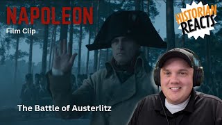 NAPOLEON Film Clip Historian Reaction New Trailer The Battle of Austerlitz [upl. by Breban]