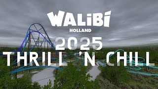 Walibi Holland 2025 Single Rail  Thrill n Chill [upl. by Bugbee809]