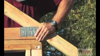 How to Install Trusses  Laying Out and Installing [upl. by Suissac]