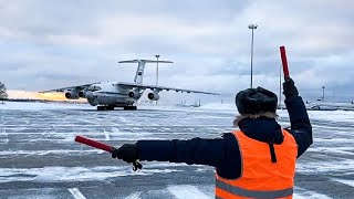 Прибытие российских миротворцев из состава КМС ОДКБ на аэродром Чкаловский из Казахстана [upl. by Jelene384]