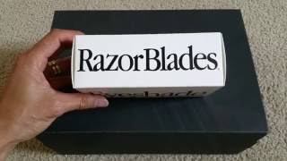 Unboxing OALKEY Razer Blades Heritage Collection White with Red Iridium 2016 [upl. by Swain]