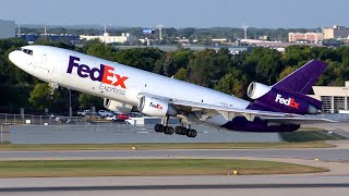 Fedex DC10 Takeoff at MSP  Remastered [upl. by Raddi864]