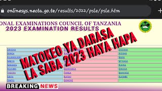 Jinsi ya kutazamakuyapata matokeo ya Darasa la Saba 2023 mikoa yote Tanzania [upl. by Ieppet965]