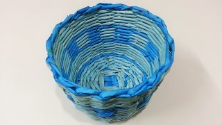 How to make newspaper basket [upl. by Helene658]