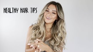 Aveda HowTo  3 Healthy Hair Tips with Jessica Howell [upl. by Einohtna]