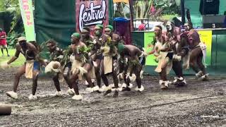 Temotu Nende cultural dance during Tinakula Festival Solomon Islands [upl. by Rehpotsihc715]