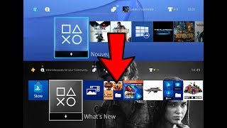 TUTO  Comment changer le fond décran de sa PS4 [upl. by Llirrem]