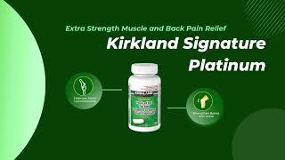 Kirkland Signature Extra Strength Platinum Muscle amp Back Pain [upl. by Anaizit]