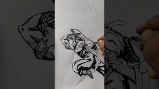 Speed drawing ✨ TanjiroTomiokaZenitsuTengendemonslayer speeddrawing shorts [upl. by Donough]