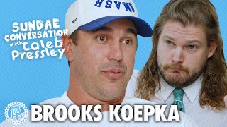 BROOKS KOEPKA Sundae Conversation with Caleb Pressley [upl. by Anitrebla]