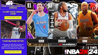 2K Sent out Exclusive New Locker Codes to Get People to Play and New Free Players NBA 2K24 MyTeam [upl. by Doomham312]